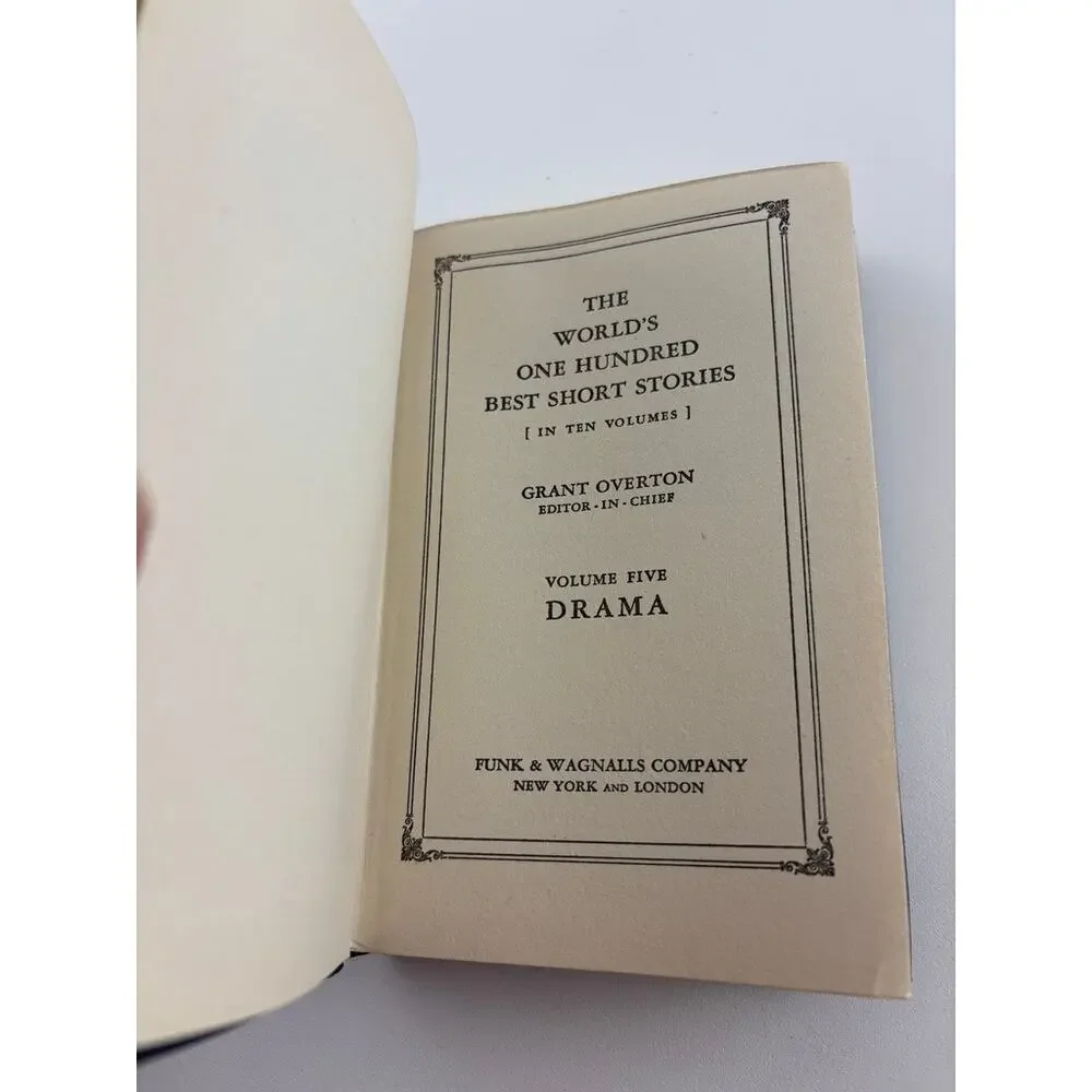The World's 100 Best Short Stories 7‑Volume Set 1927 Funk & Wagnalls – Overton